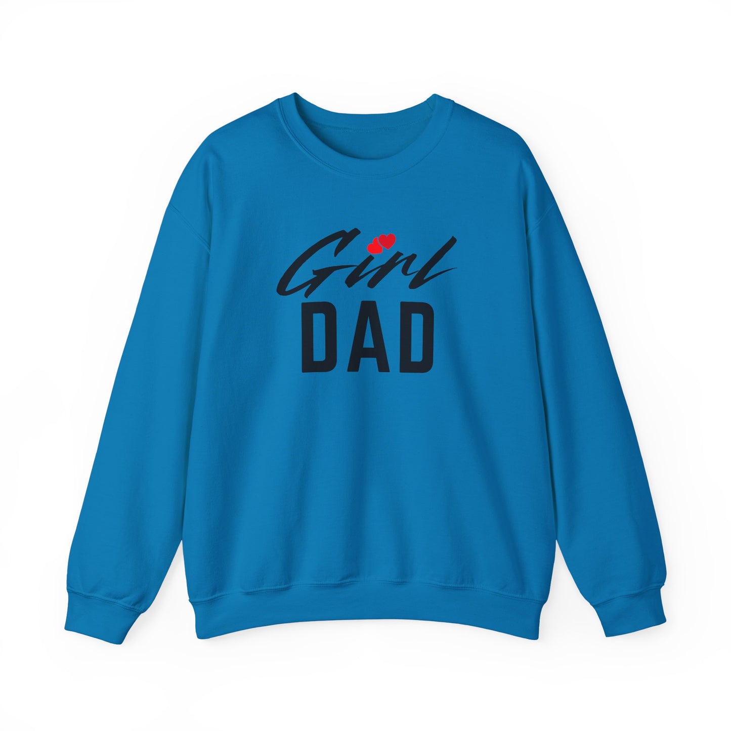 By His Will Brand | Girl Dad 2-Hearts Sweatshirt