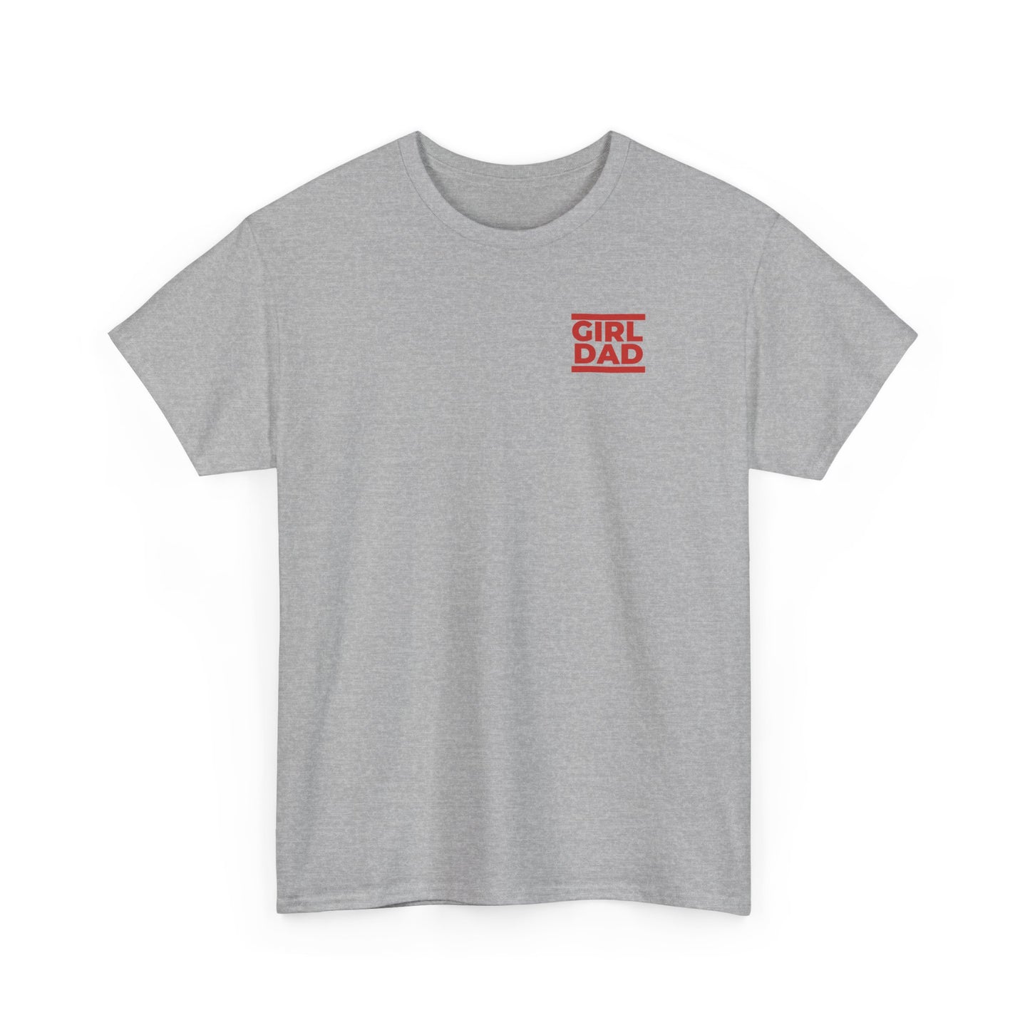 By His Will Brand | Girl Dad Red Logo T-shirt