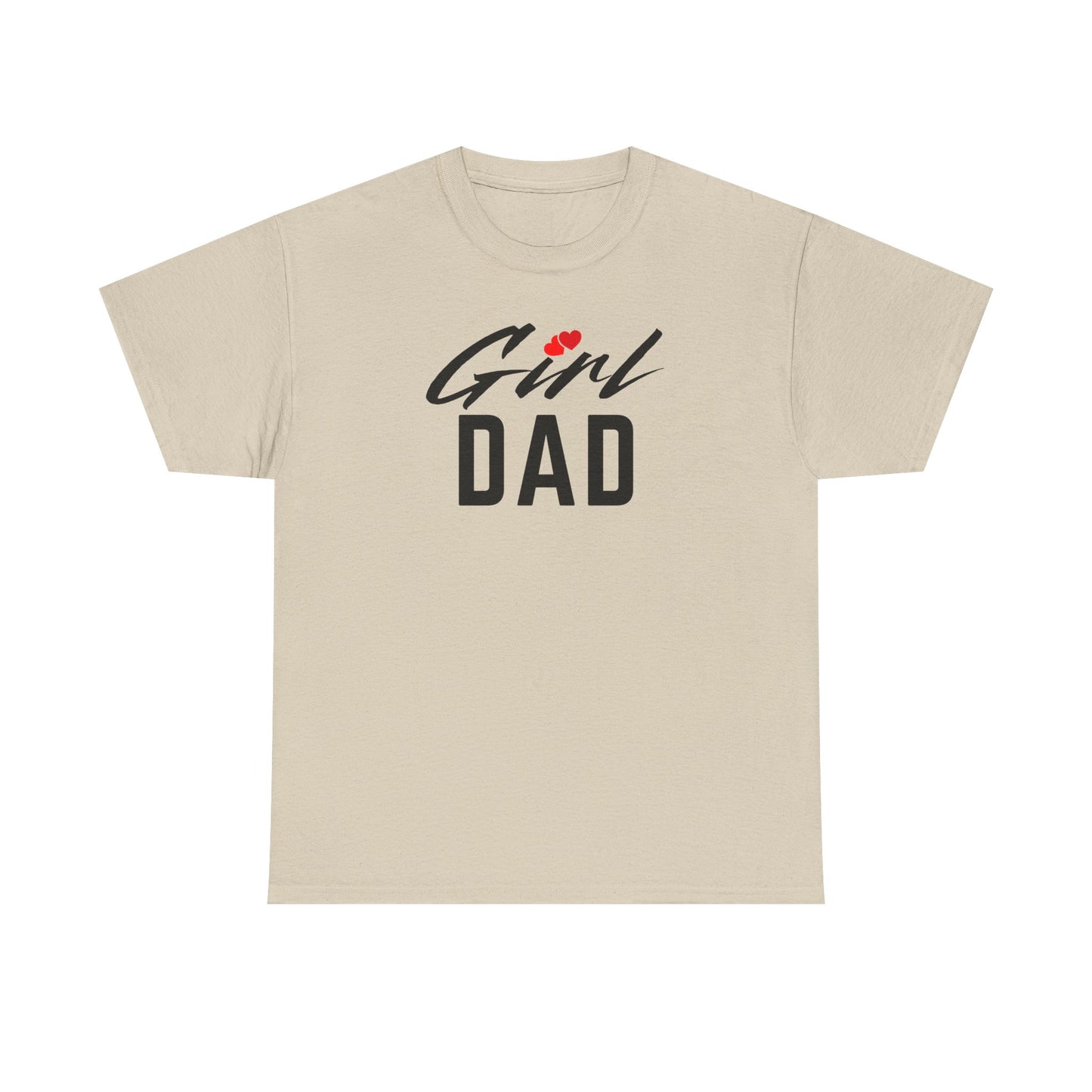 By His Will Brand | Girl Dad 2-Hearts T-shirt