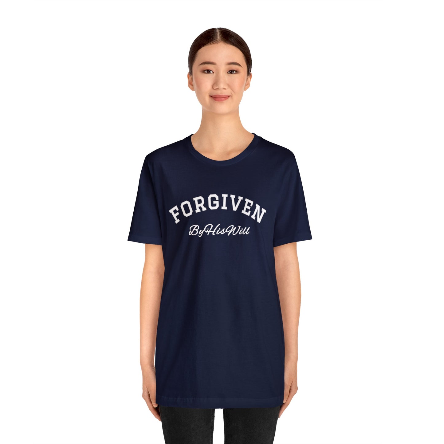 By His Will Brand | Child of God Collection | Forgiven t-shirt