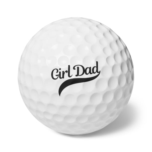 Girl Dad Golf Balls, 6pcs