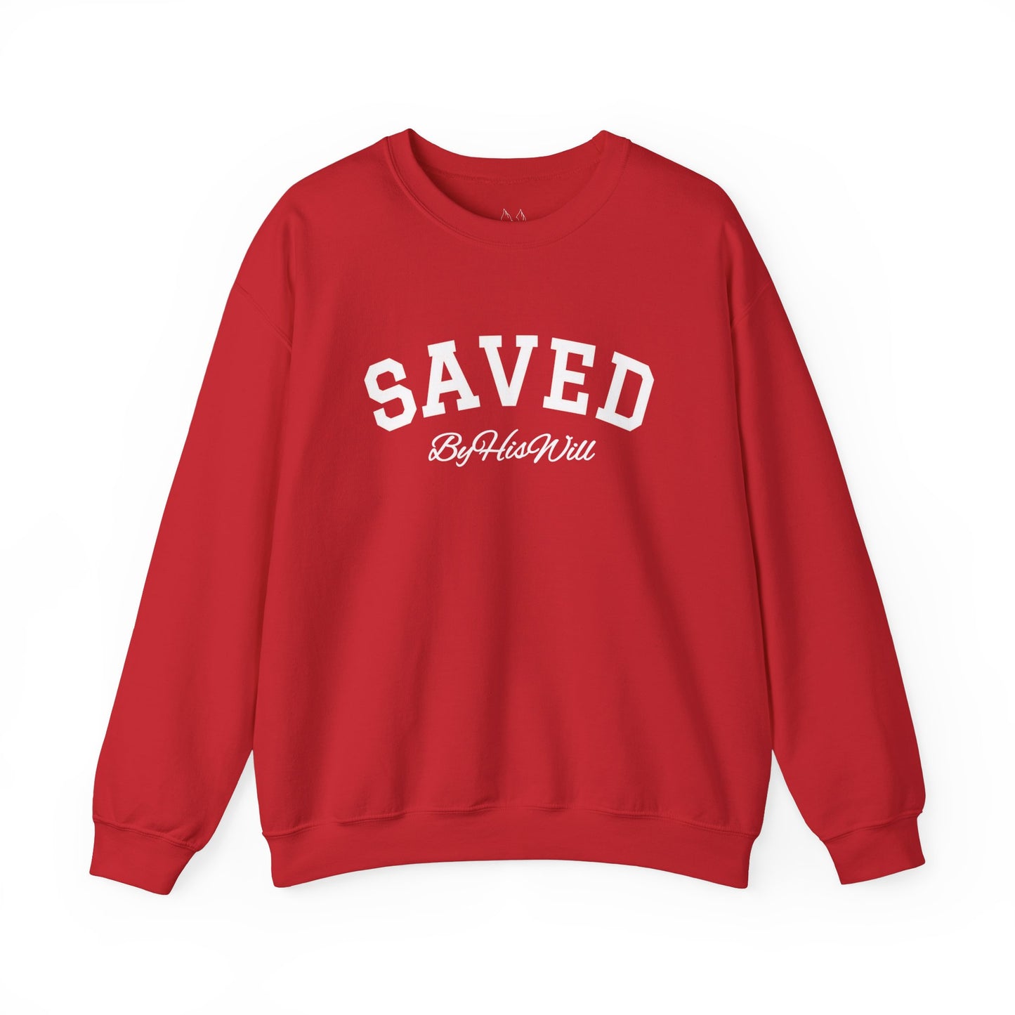 By His Will Brand | Child of God Collection | Saved Crewneck Sweatshirt