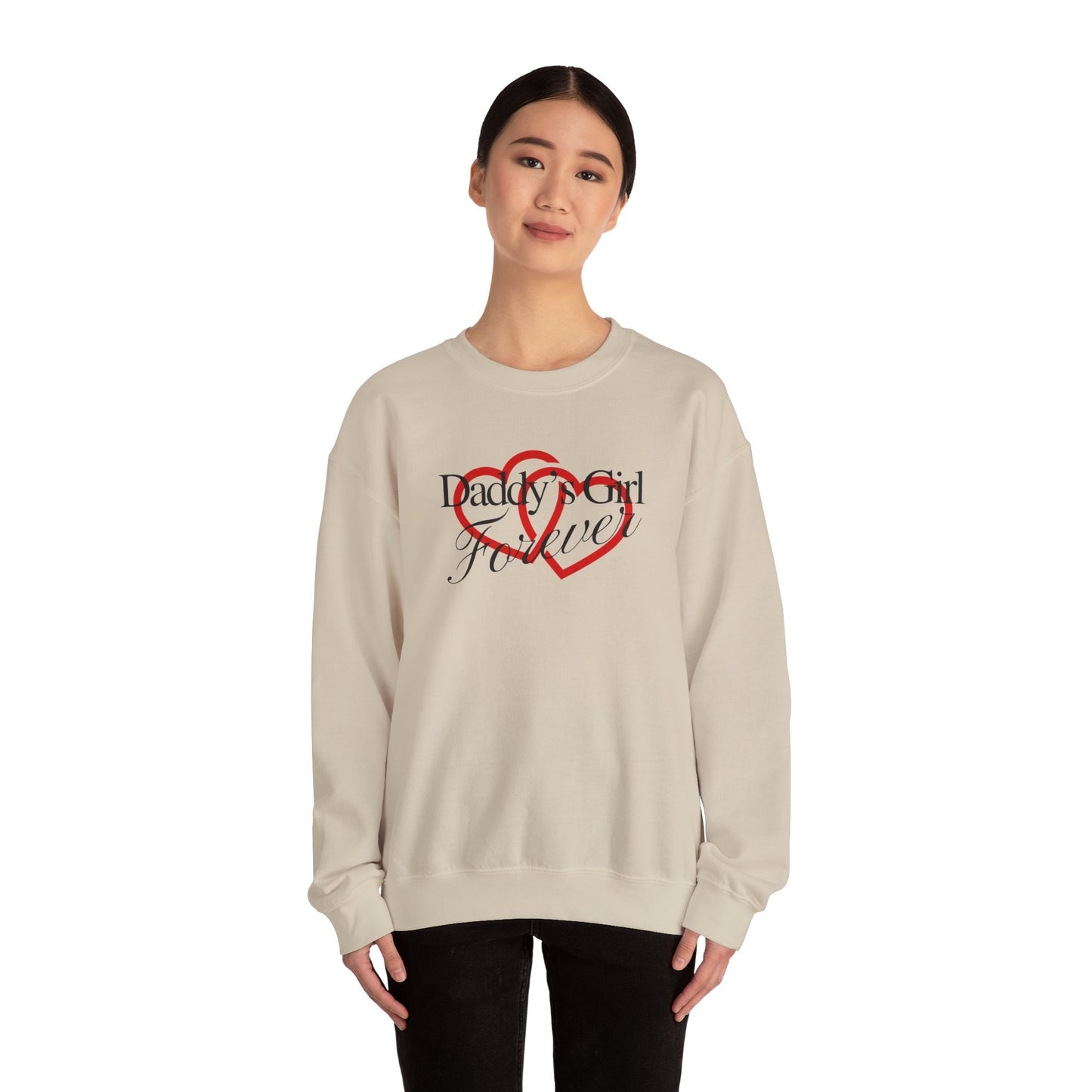 By His Will Brand | GirlDads Care | Daddy's Girl Forever Sweatshirt