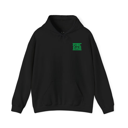 By His Will Brand | Girl Dad Green Logo Hoody