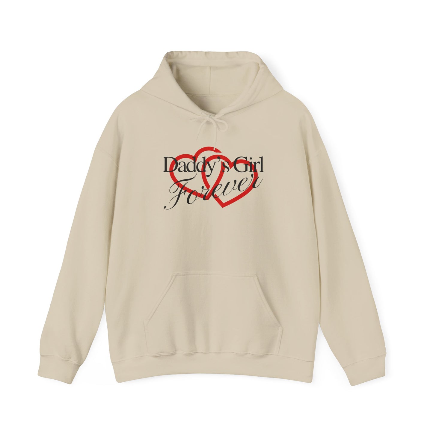 By His Will Brand | GirlDads Care | Daddy's Girl Forever Hoodie
