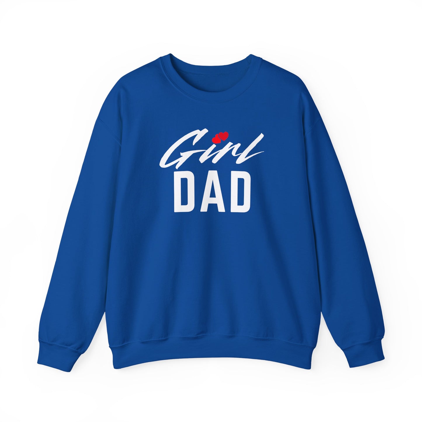 By His Will Brand | Girl Dad 2-Hearts Sweatshirt