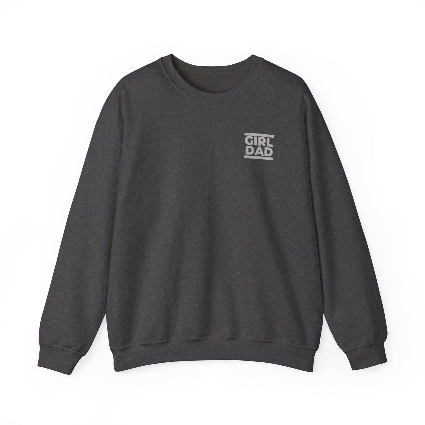 By His Will Brand | Girl Dad Silver Logo Sweatshirt