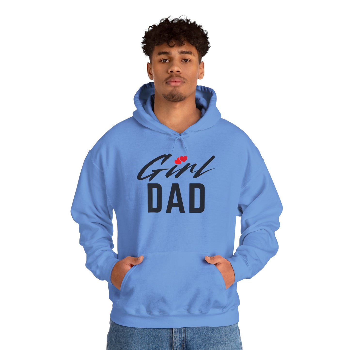 By His Will Brand | Girl Dad 2-Hearts Hoodie