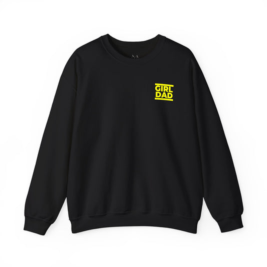 By His Will Brand | Girl Dad Yellow Logo Sweatshirt