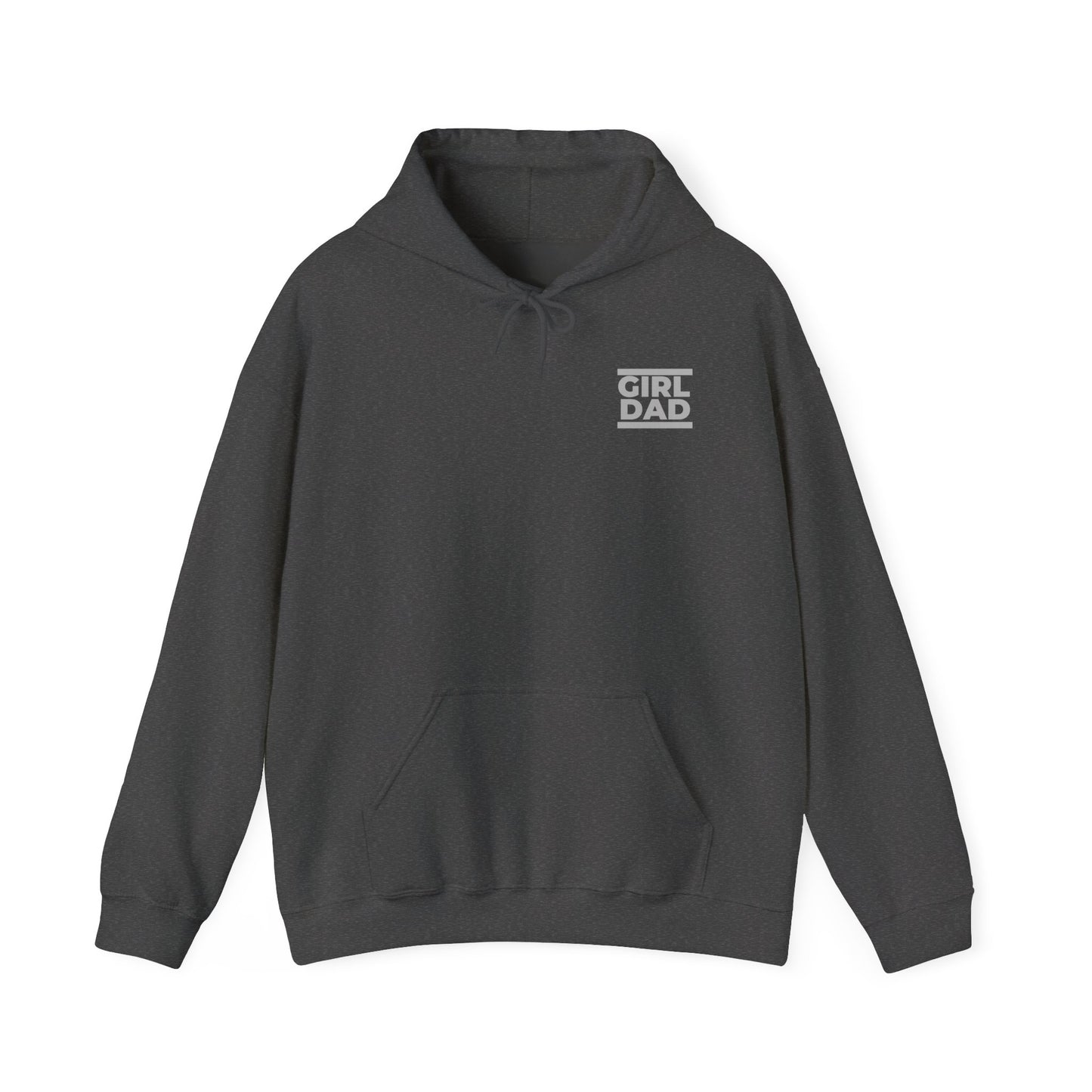 By His Will Brand | Girl Dad Silver Logo Hoodie