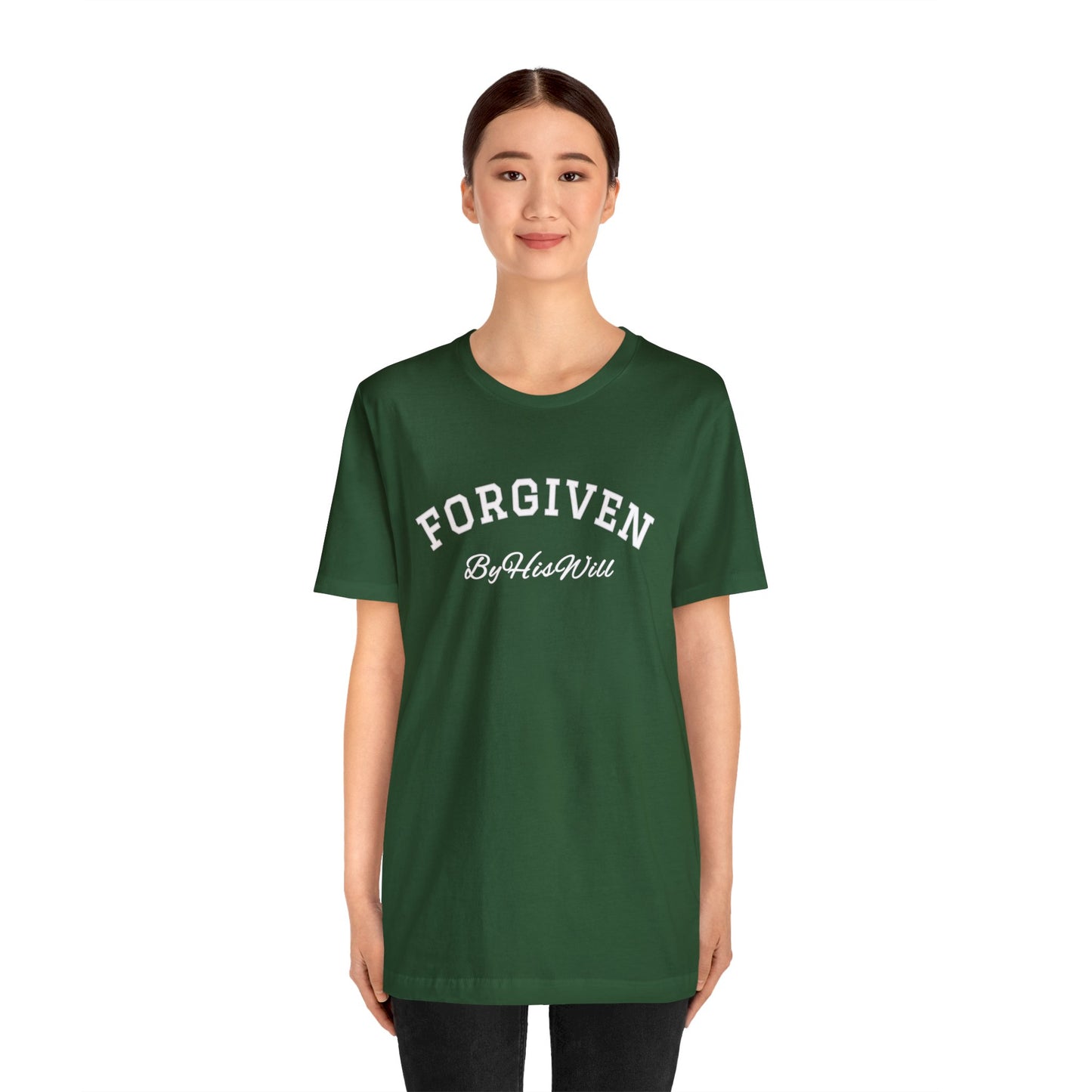 By His Will Brand | Child of God Collection | Forgiven t-shirt