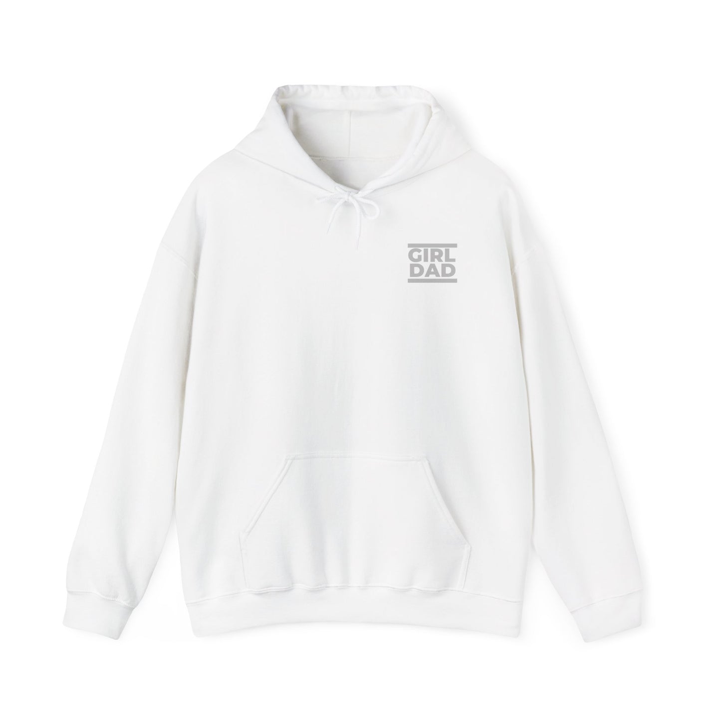 By His Will Brand | Girl Dad Silver Logo Hoodie