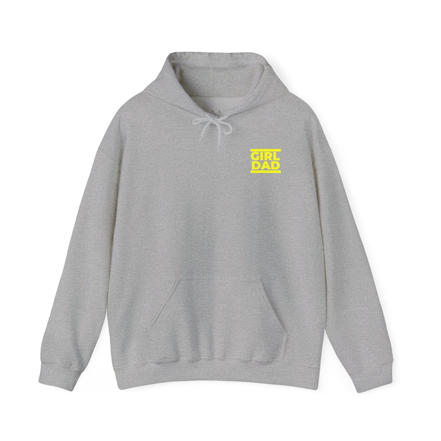 By His Will Brand | Girl Dad Yellow Logo Hoody
