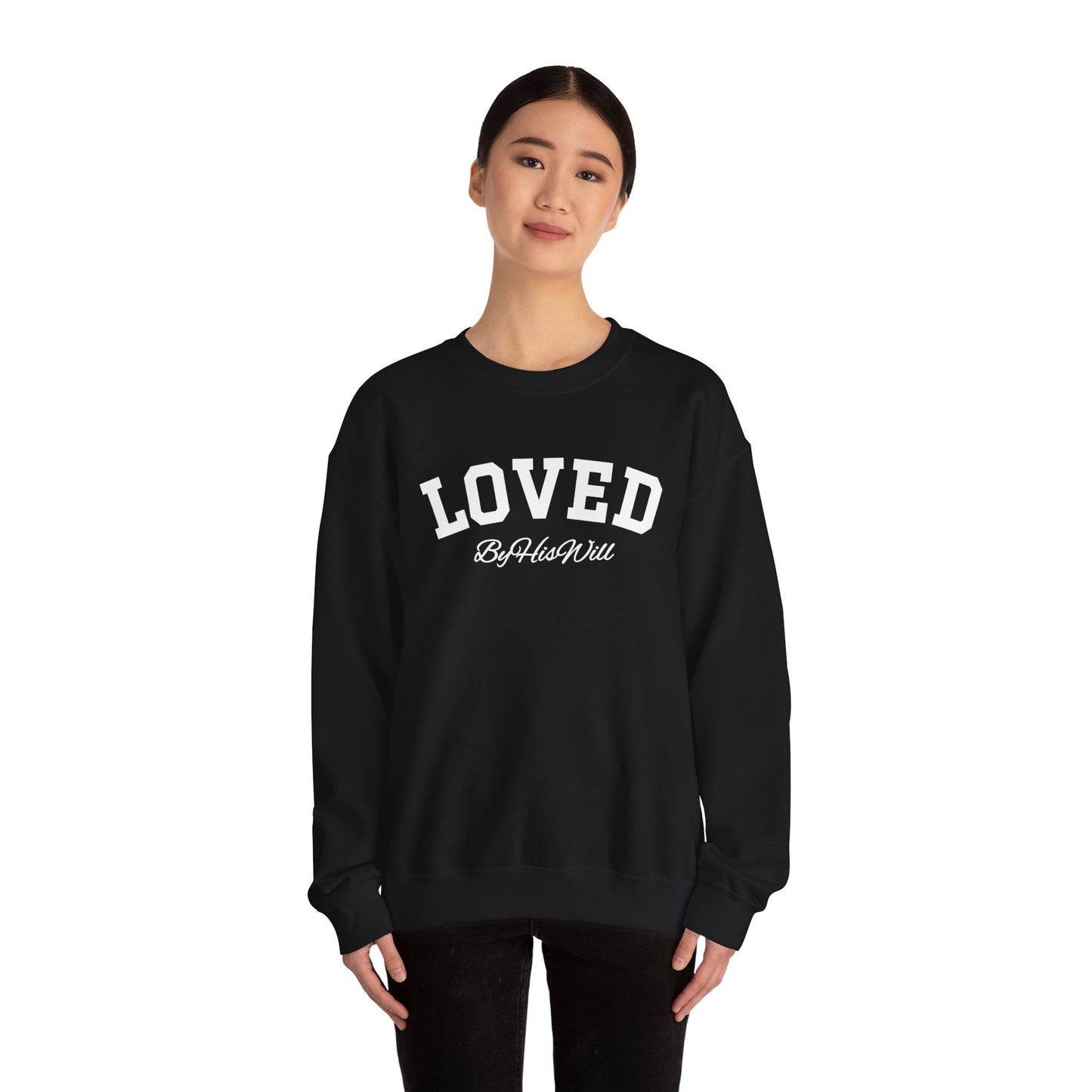 By His Will Brand | Child of God Collection | Loved Sweatshirt