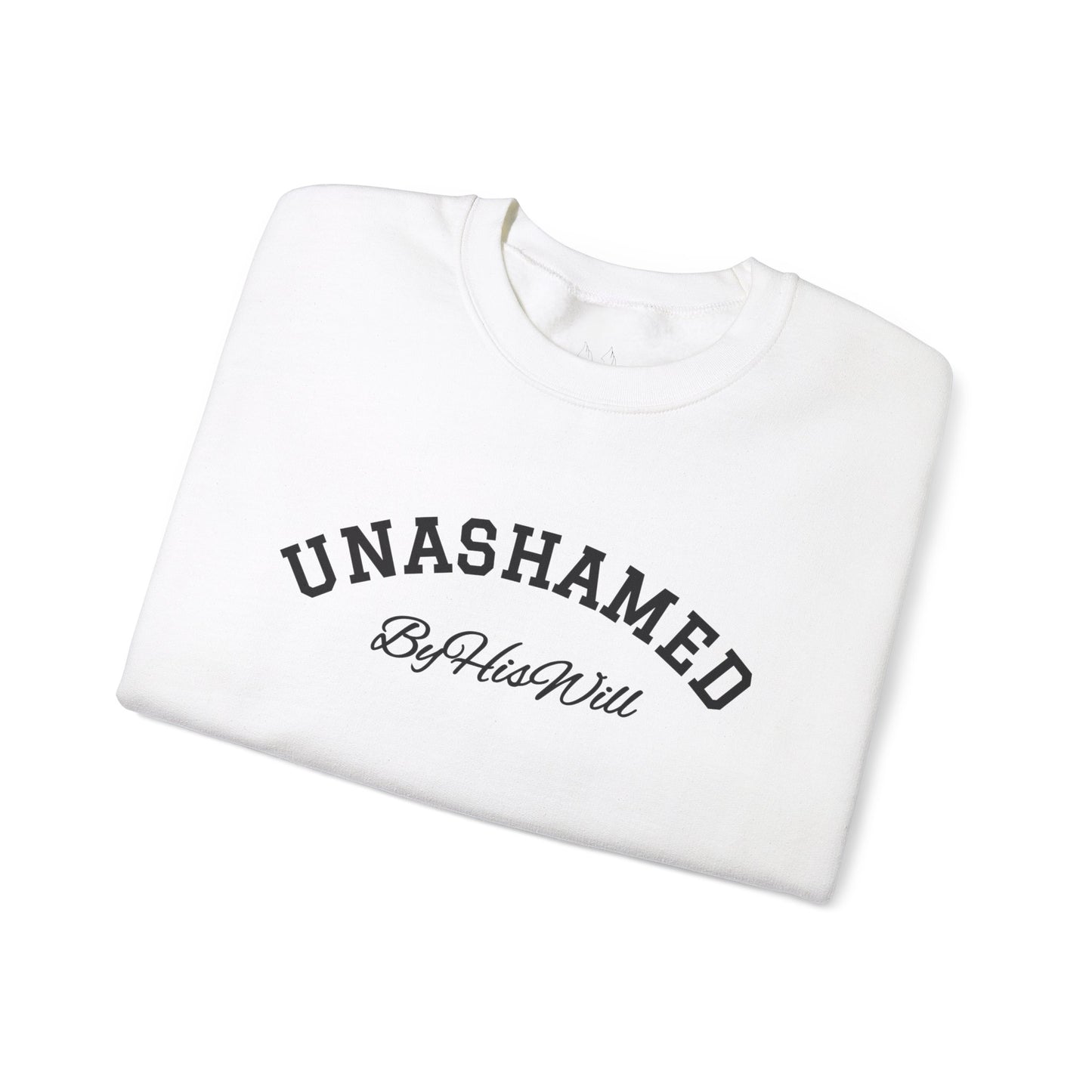 By His Will Brand | Child of God Collection | Unashamed Crewneck Sweatshirt