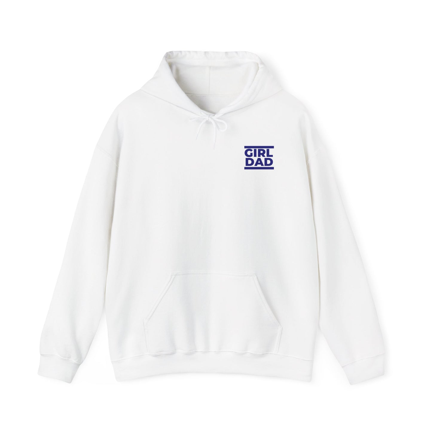 By His Will Brand | Girl Dad Navy Logo Hoodie