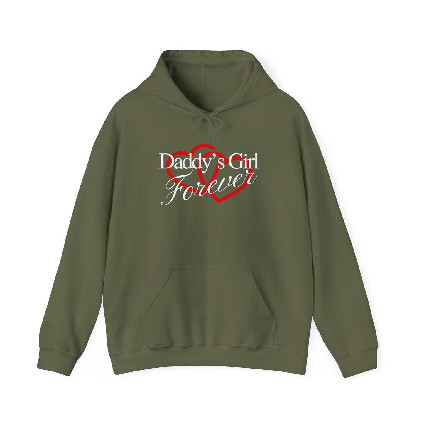 By His Will Brand | GirlDads Care | Daddy's Girl Forever Hoodie