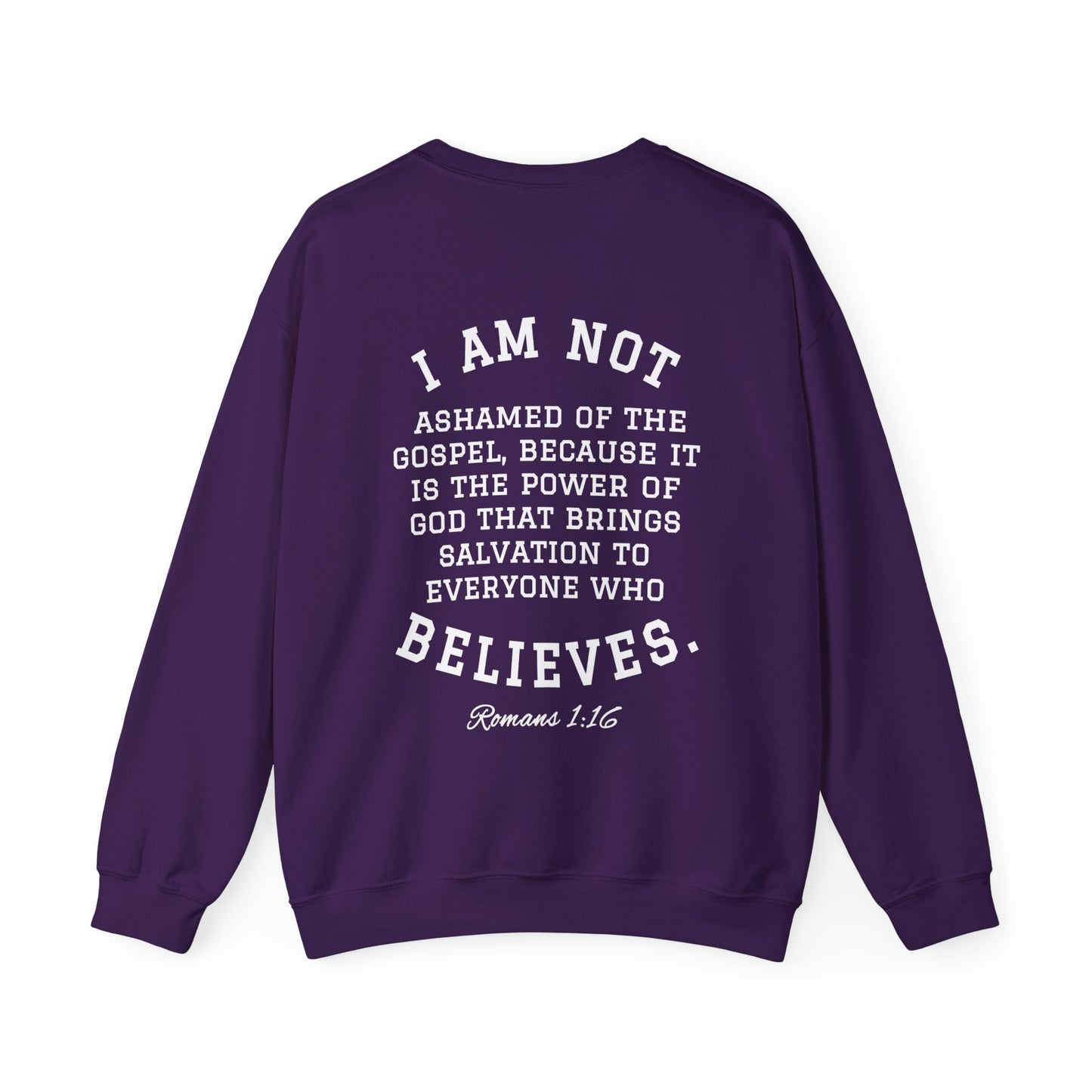 By His Will Brand | Child of God Collection | Unashamed Crewneck Sweatshirt