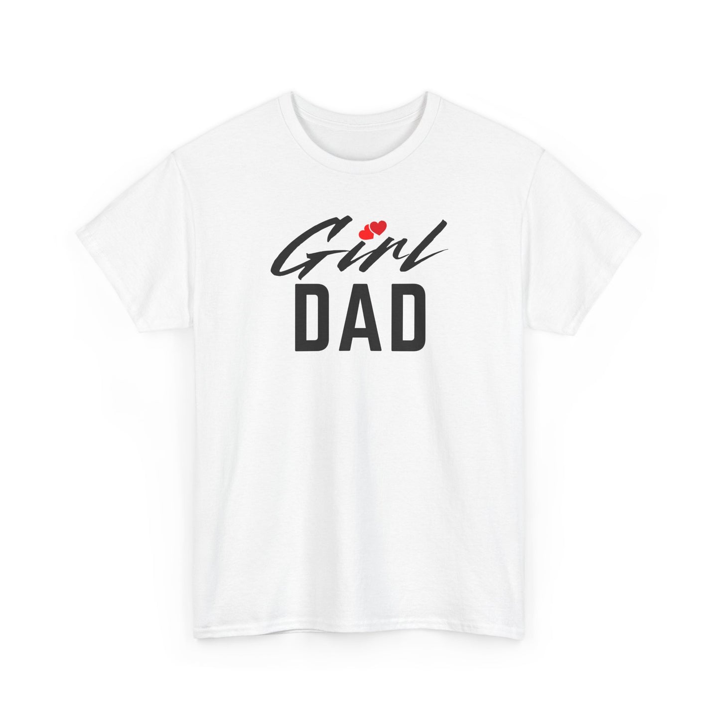 By His Will Brand | Girl Dad 2-Hearts T-shirt