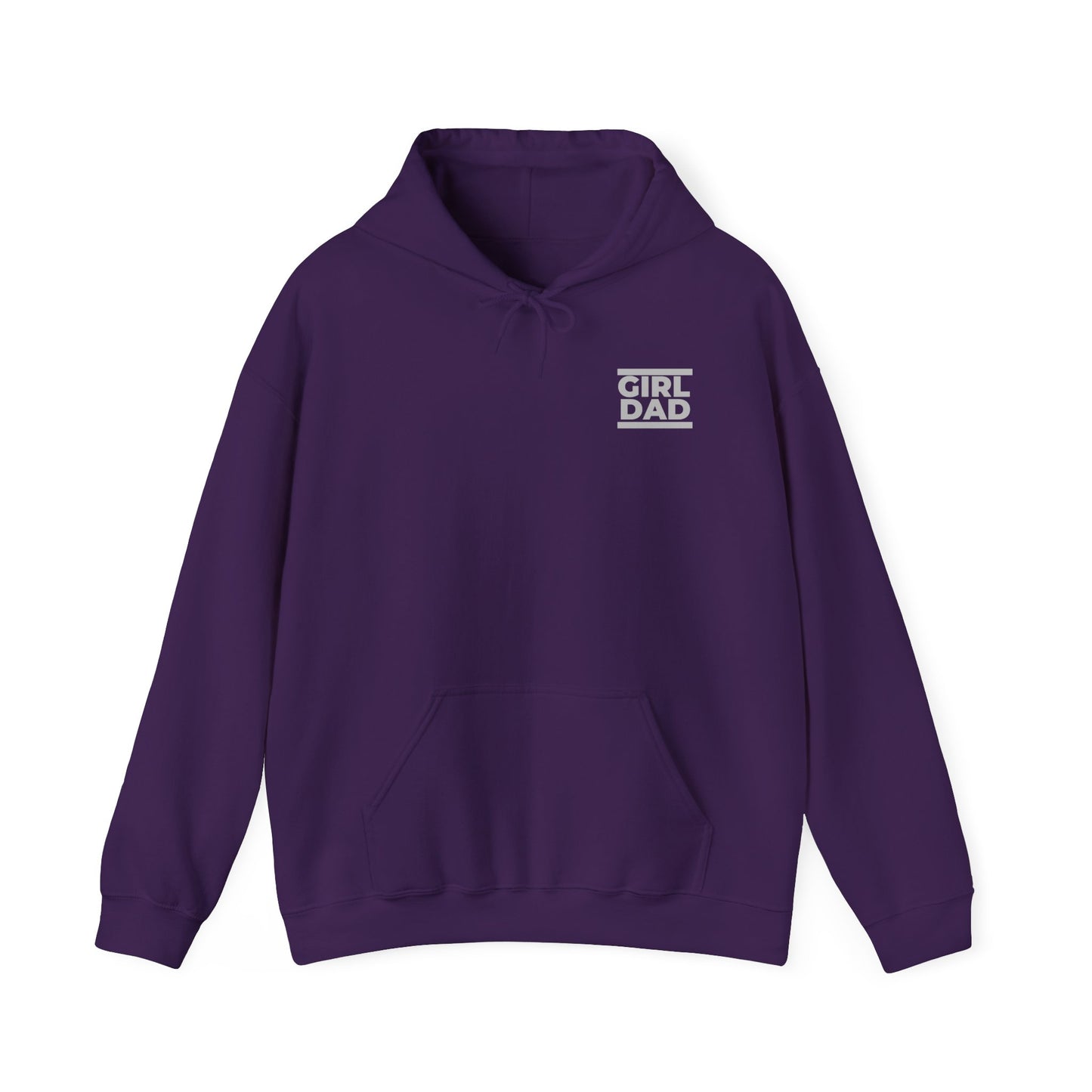 By His Will Brand | Girl Dad Silver Logo Hoodie