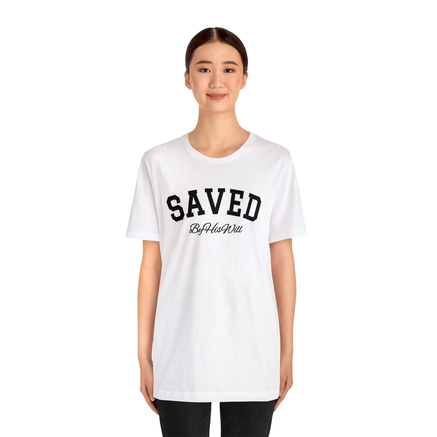 By His Will Brand | Child of God Collection | Saved T-shirt