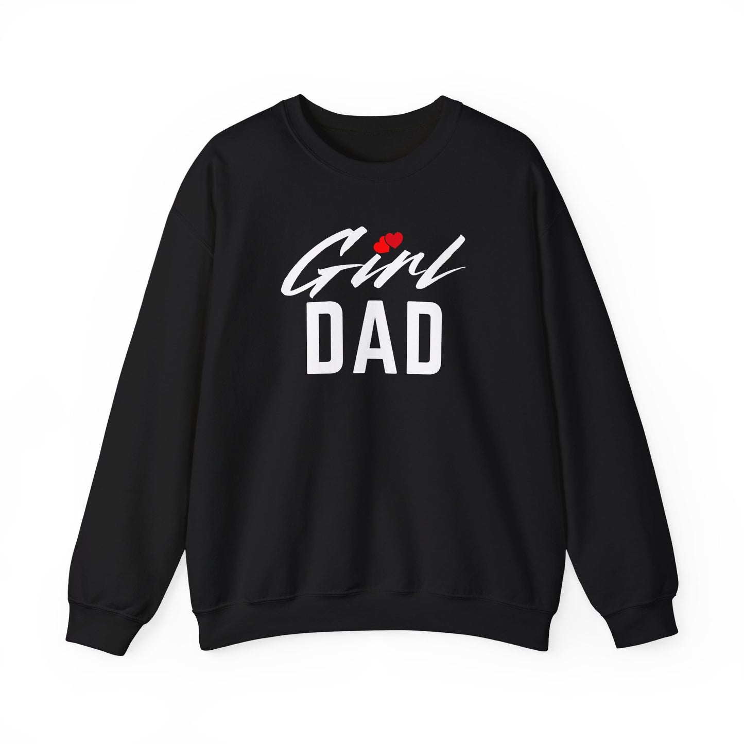 By His Will Brand | Girl Dad 2-Hearts Sweatshirt