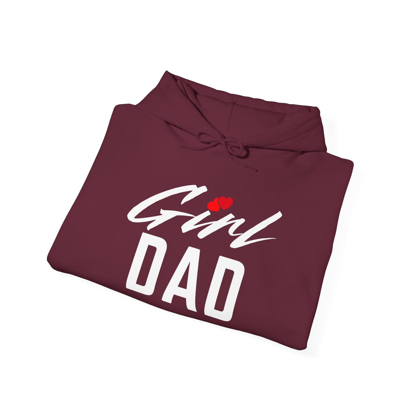 By His Will Brand | Girl Dad 2-Hearts Hoodie