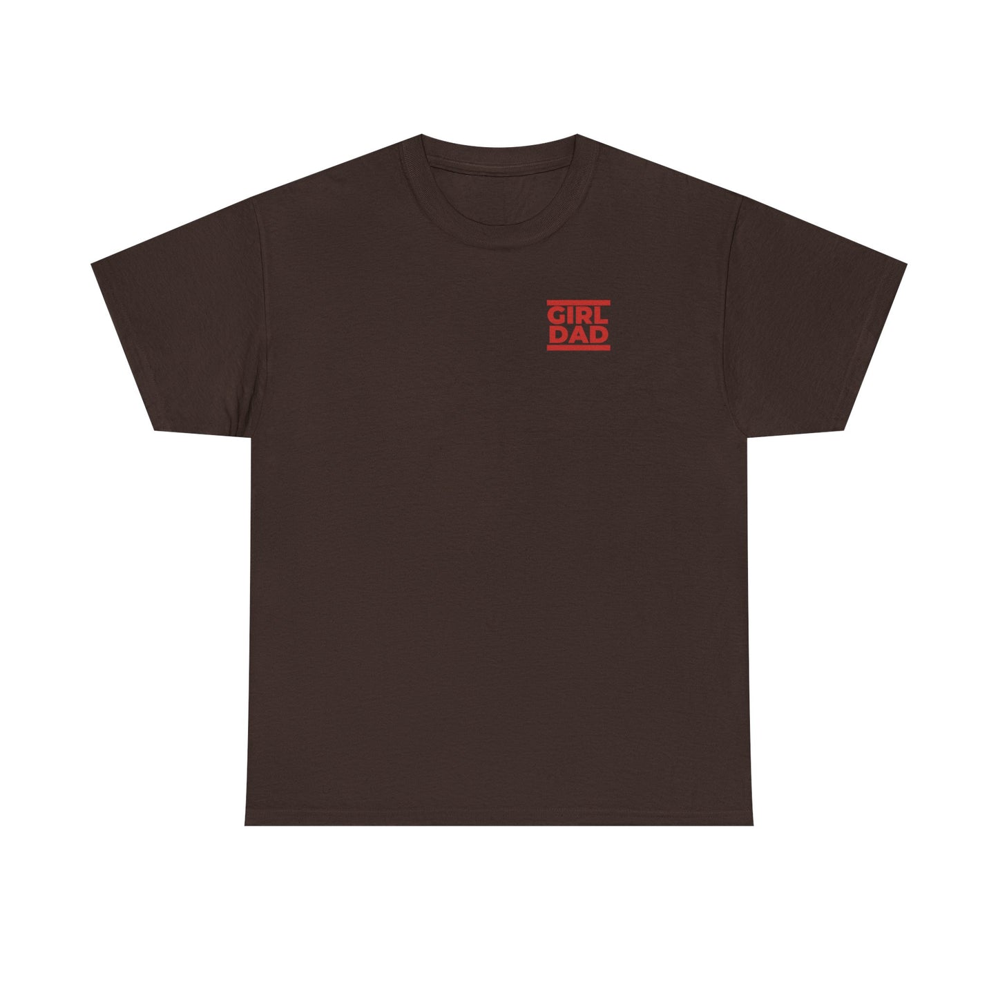 By His Will Brand | Girl Dad Red Logo T-shirt