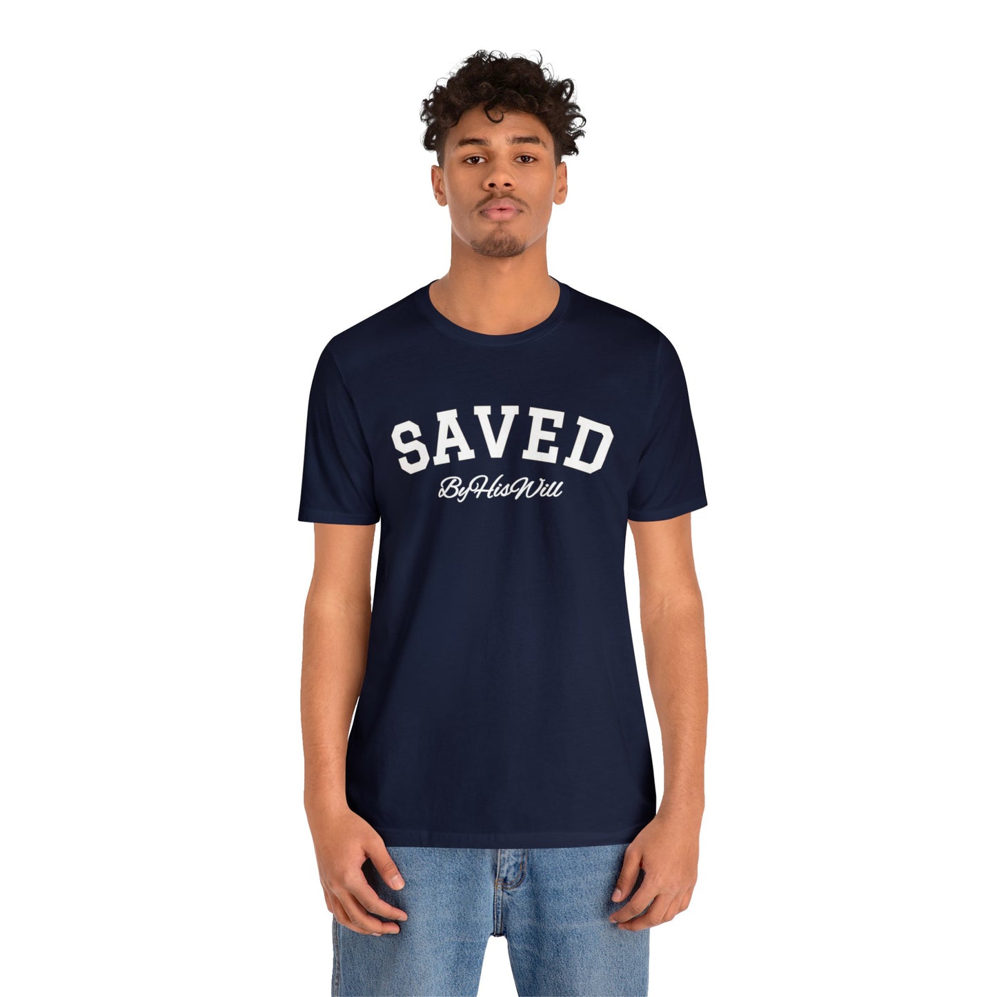 By His Will Brand | Child of God Collection | Saved T-shirt