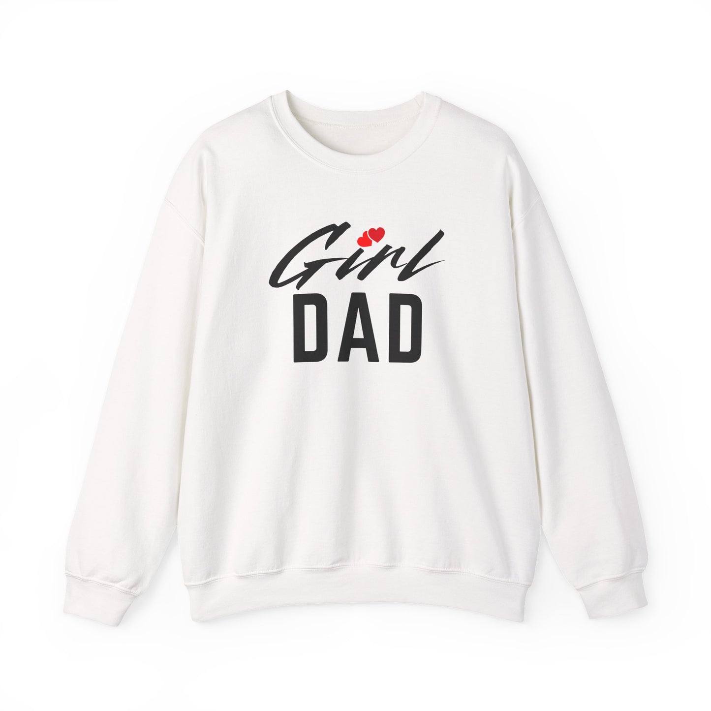 By His Will Brand | Girl Dad 2-Hearts Sweatshirt