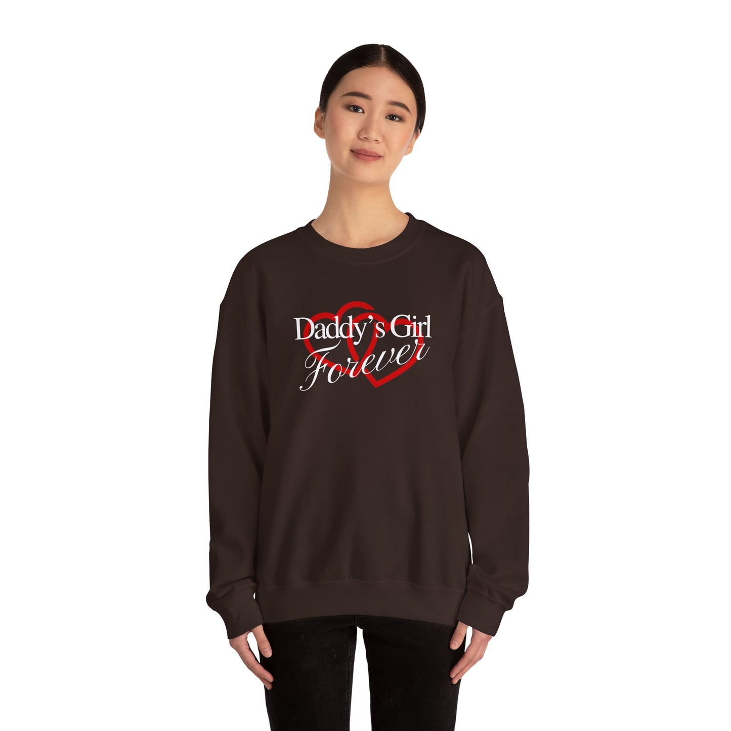 By His Will Brand | GirlDads Care | Daddy's Girl Forever Sweatshirt