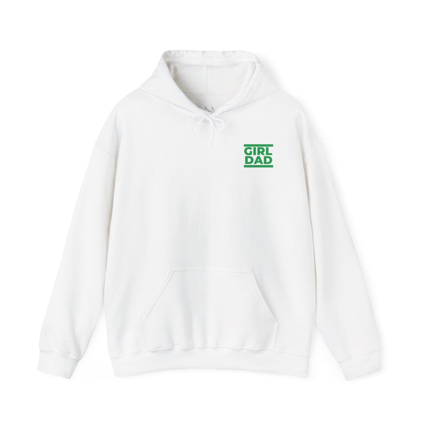 By His Will Brand | Girl Dad Green Logo Hoody