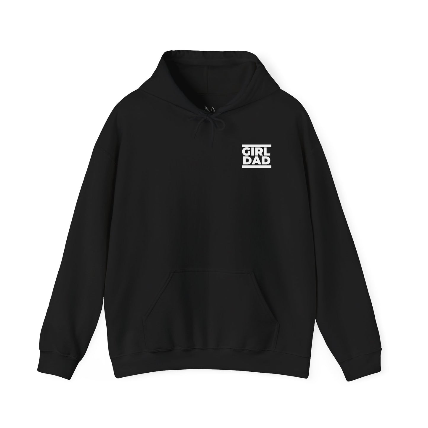 By His Will Brand | Girl Dad Black x White Logo Hoody
