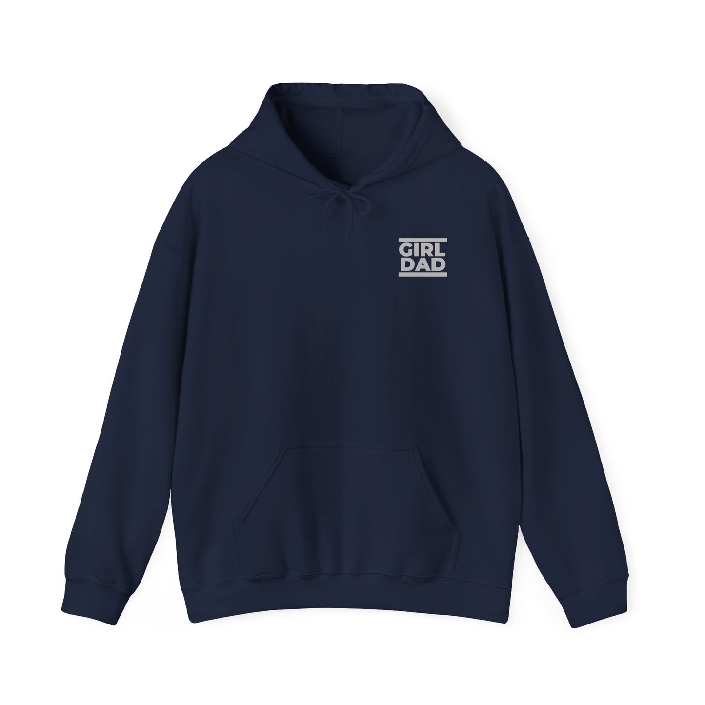 By His Will Brand | Girl Dad Silver Logo Hoodie
