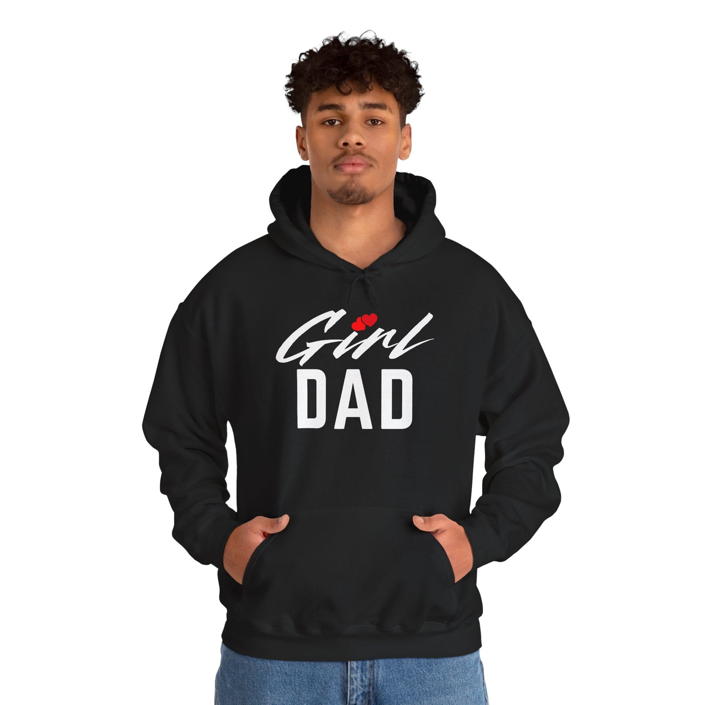 By His Will Brand | Girl Dad 2-Hearts Hoodie