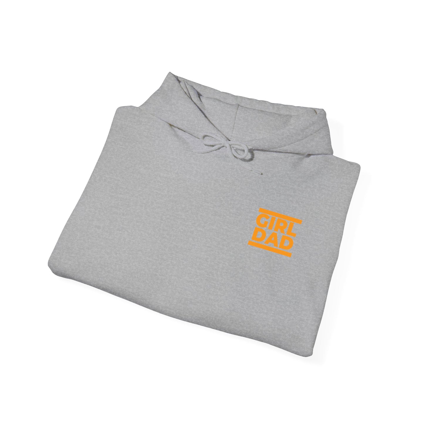 By His Will Brand | Girl Dad Orange Logo Hoodie