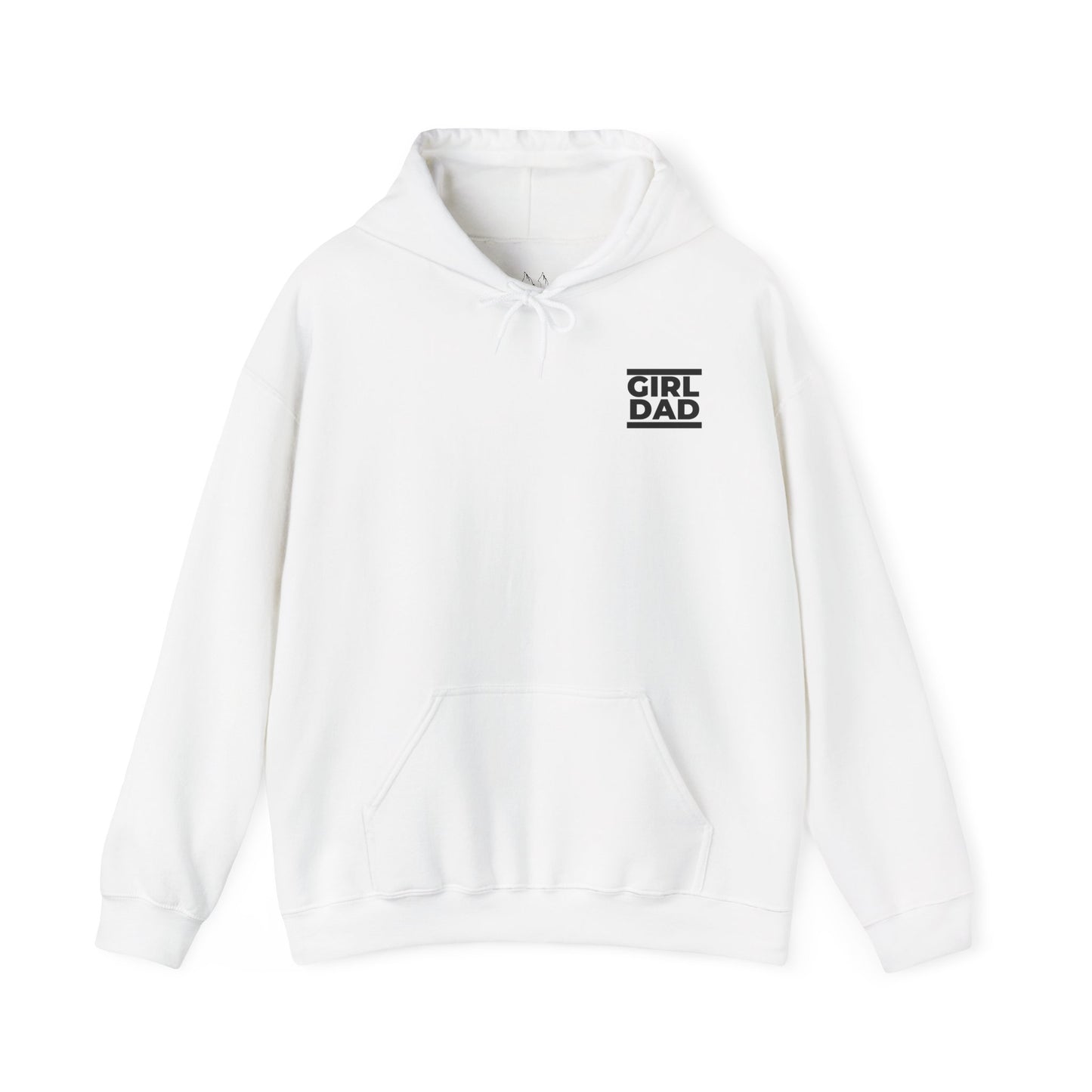 By His Will Brand | Girl Dad Black x White Logo Hoody