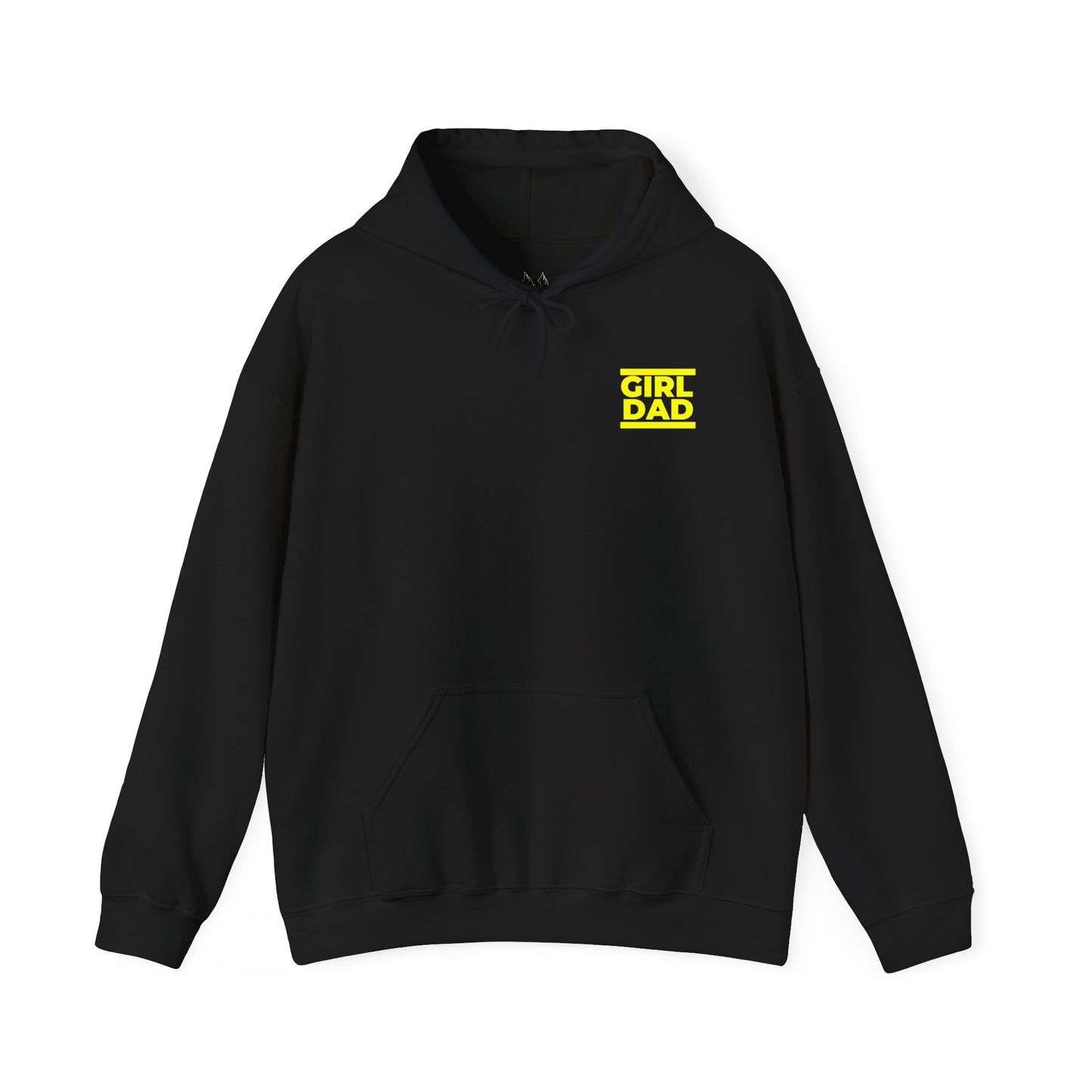 By His Will Brand | Girl Dad Yellow Logo Hoody
