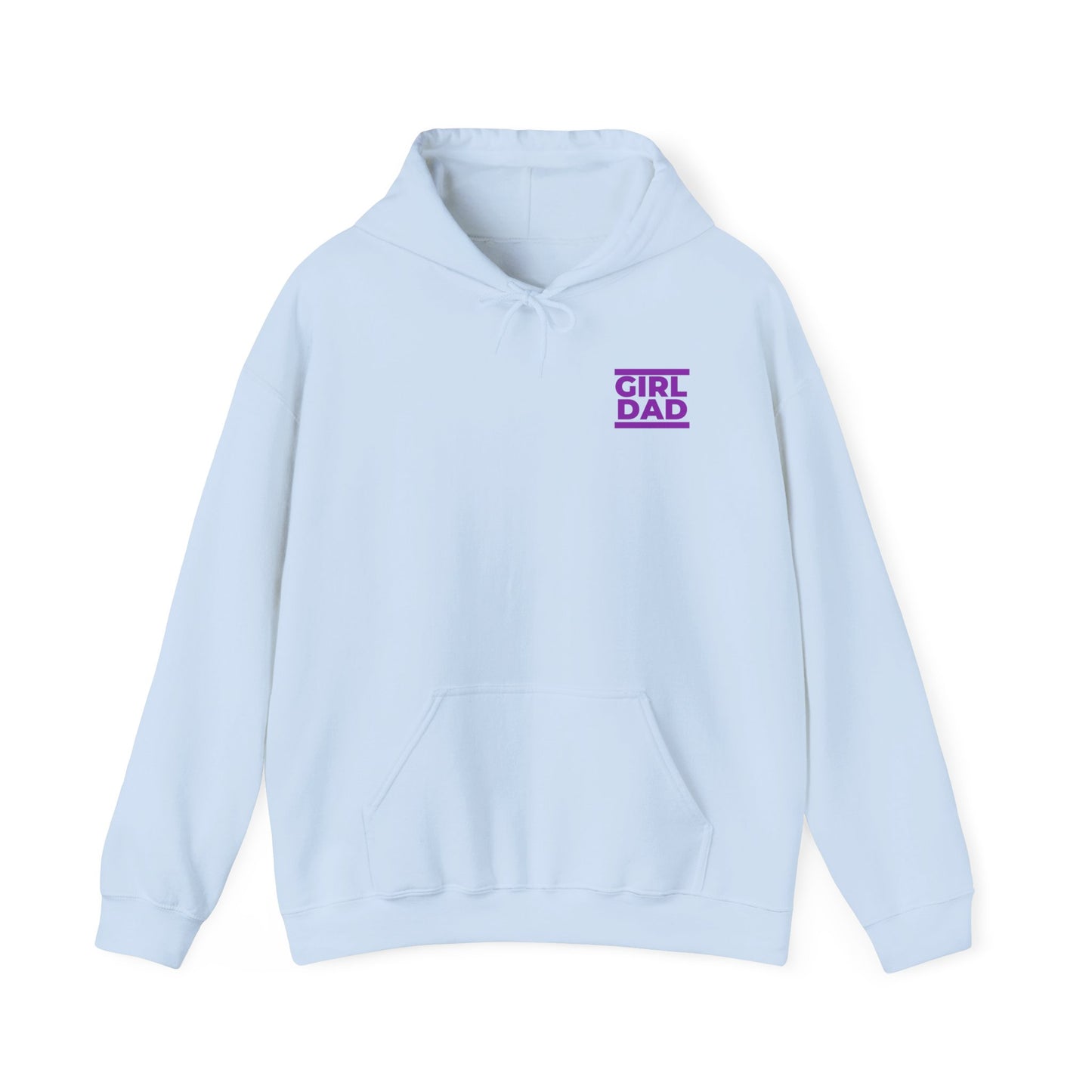 By His Will Brand | Girl Dad Purple Logo Hoodie