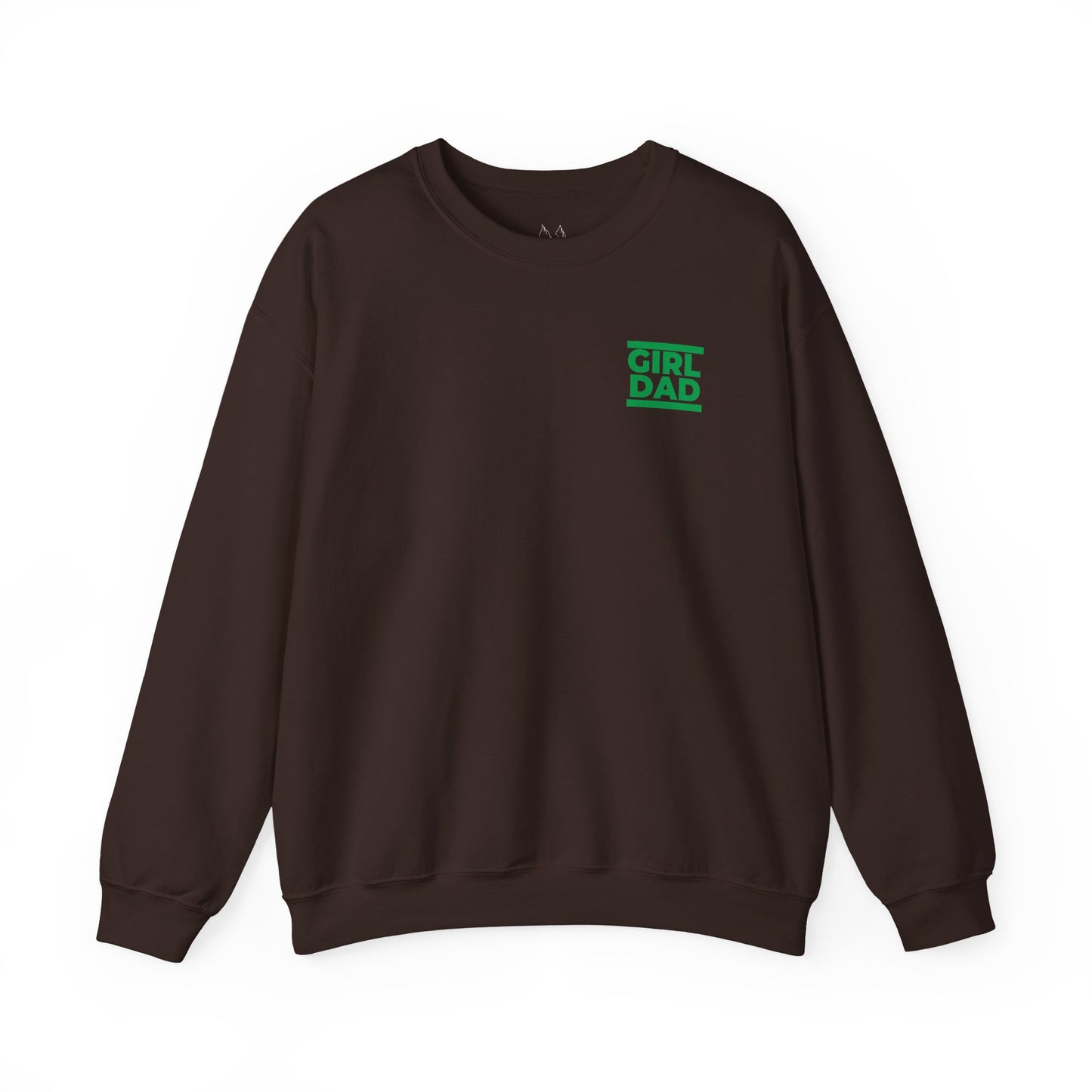 By His Will Brand | Girl Dad Green Logo Sweatshirt