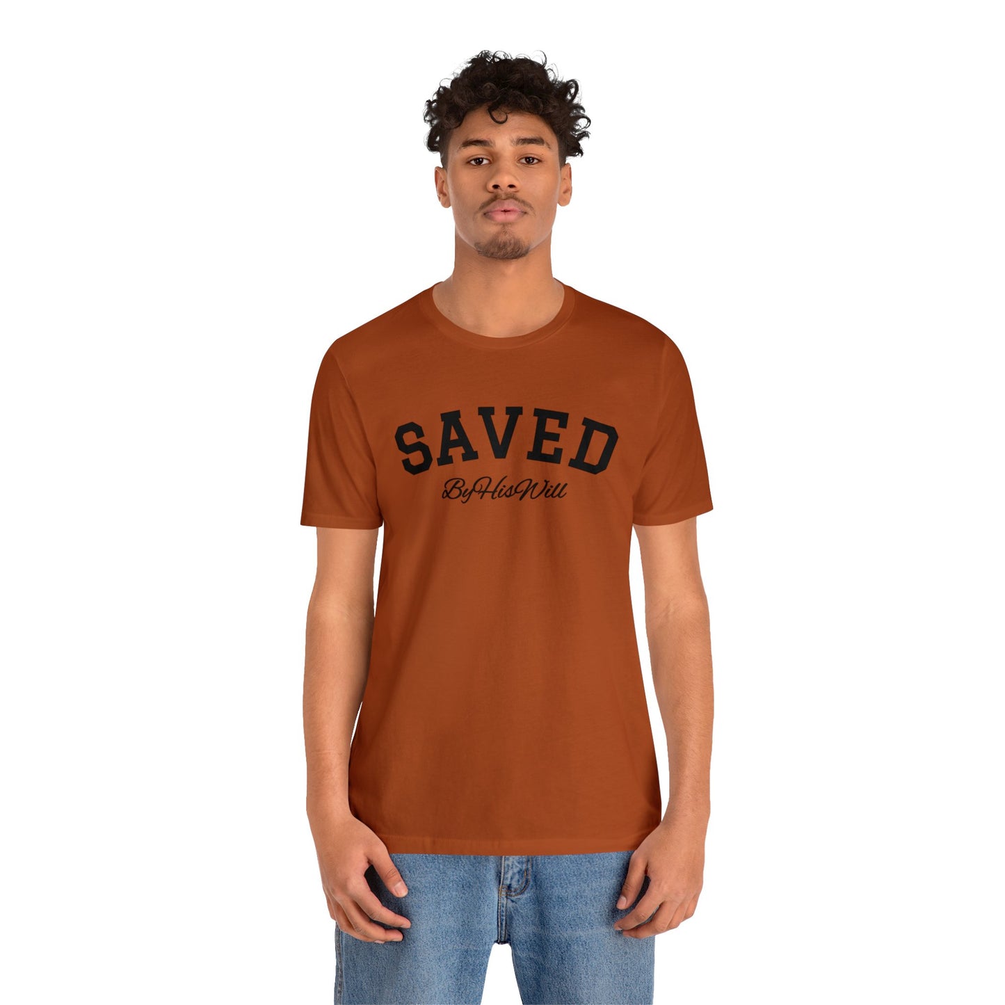 By His Will Brand | Child of God Collection | Saved T-shirt