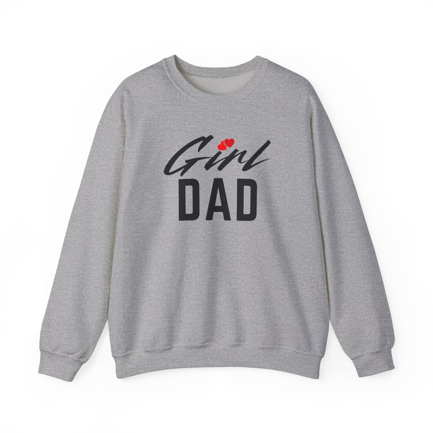 By His Will Brand | Girl Dad 2-Hearts Sweatshirt