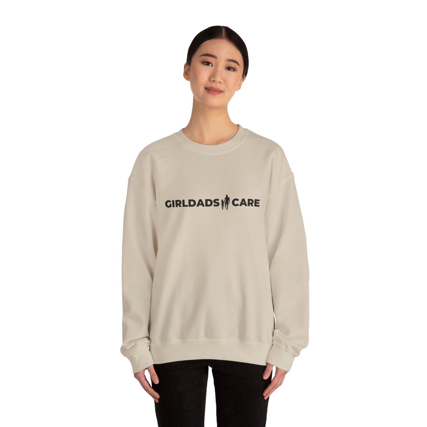 GIRLDADS CARE OFFICIAL Crewneck