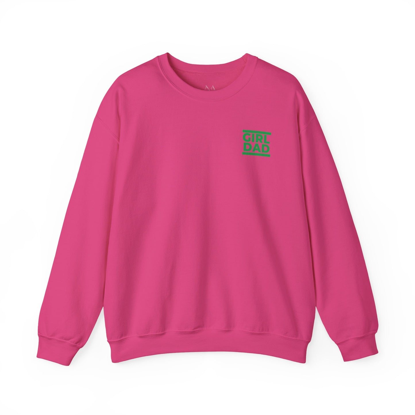By His Will Brand | Girl Dad Green Logo Sweatshirt