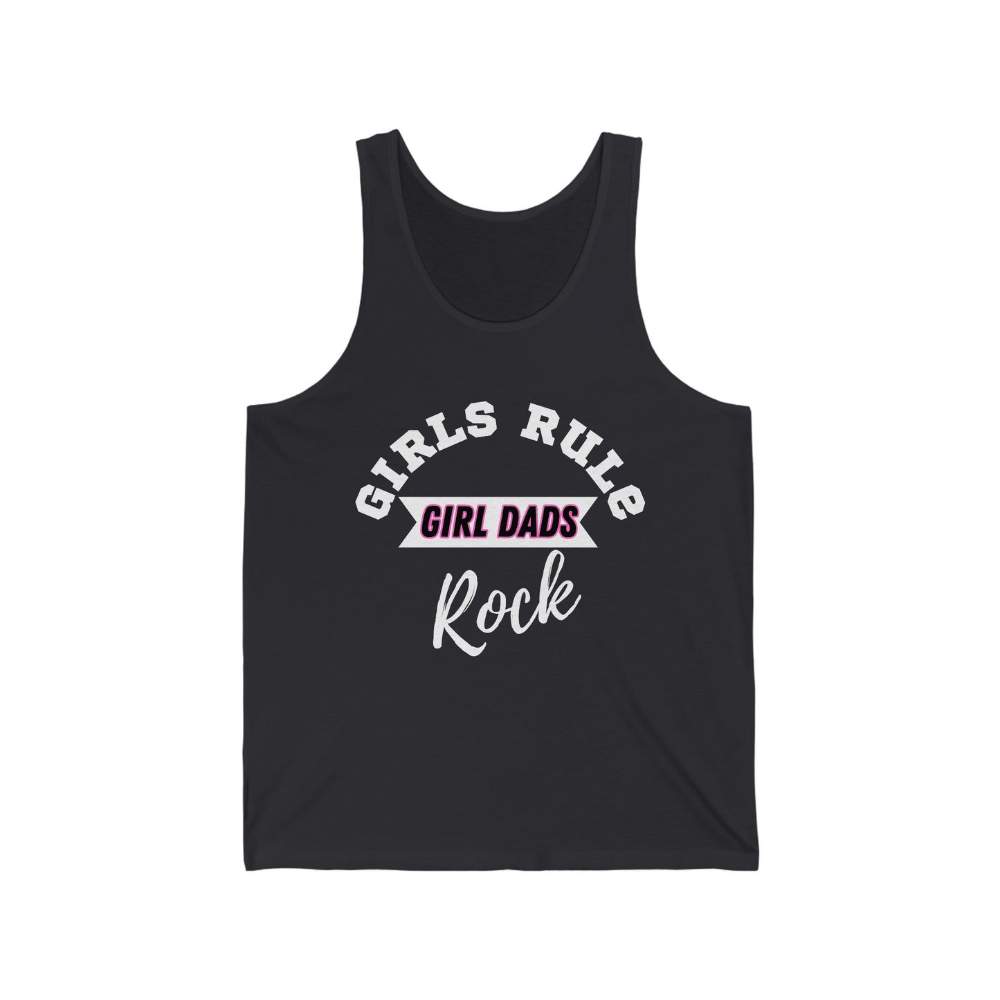 Girls Rule Girl Dads Rock Tank Top