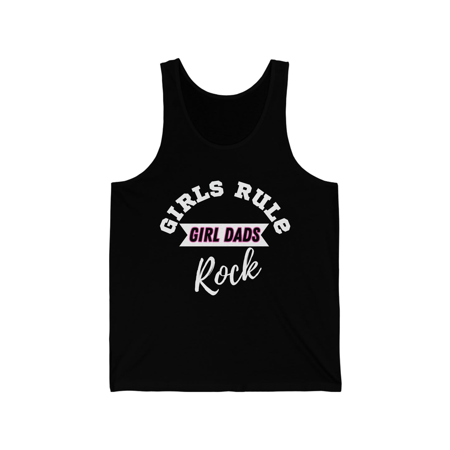 Girls Rule Girl Dads Rock Tank Top