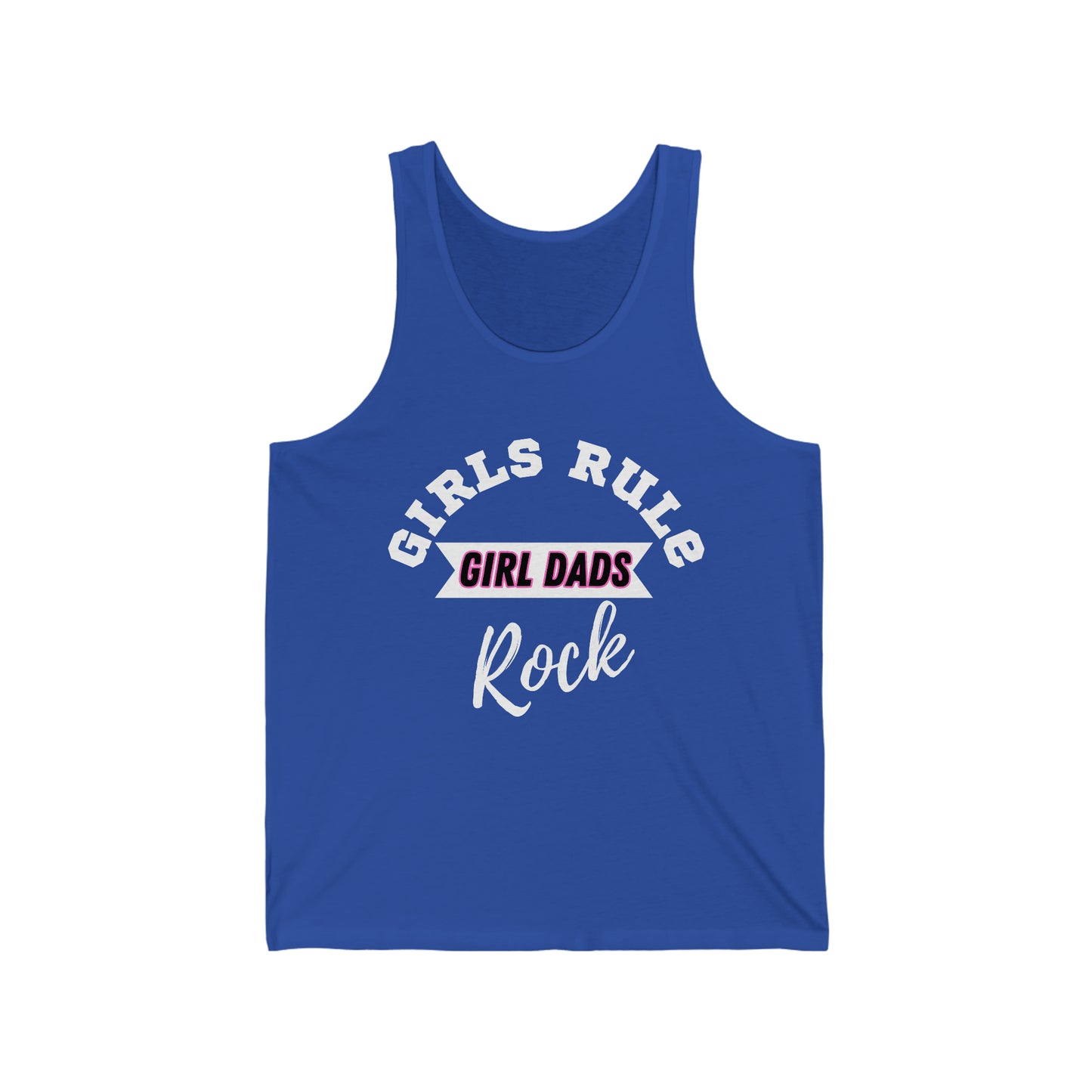 Girls Rule Girl Dads Rock Tank Top