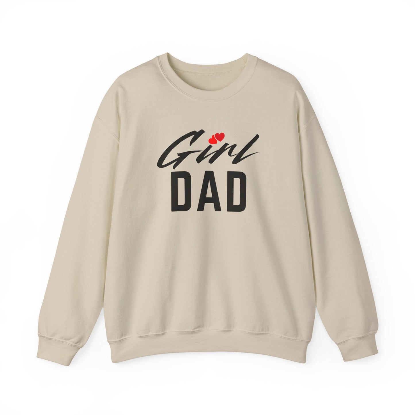 By His Will Brand | Girl Dad 2-Hearts Sweatshirt
