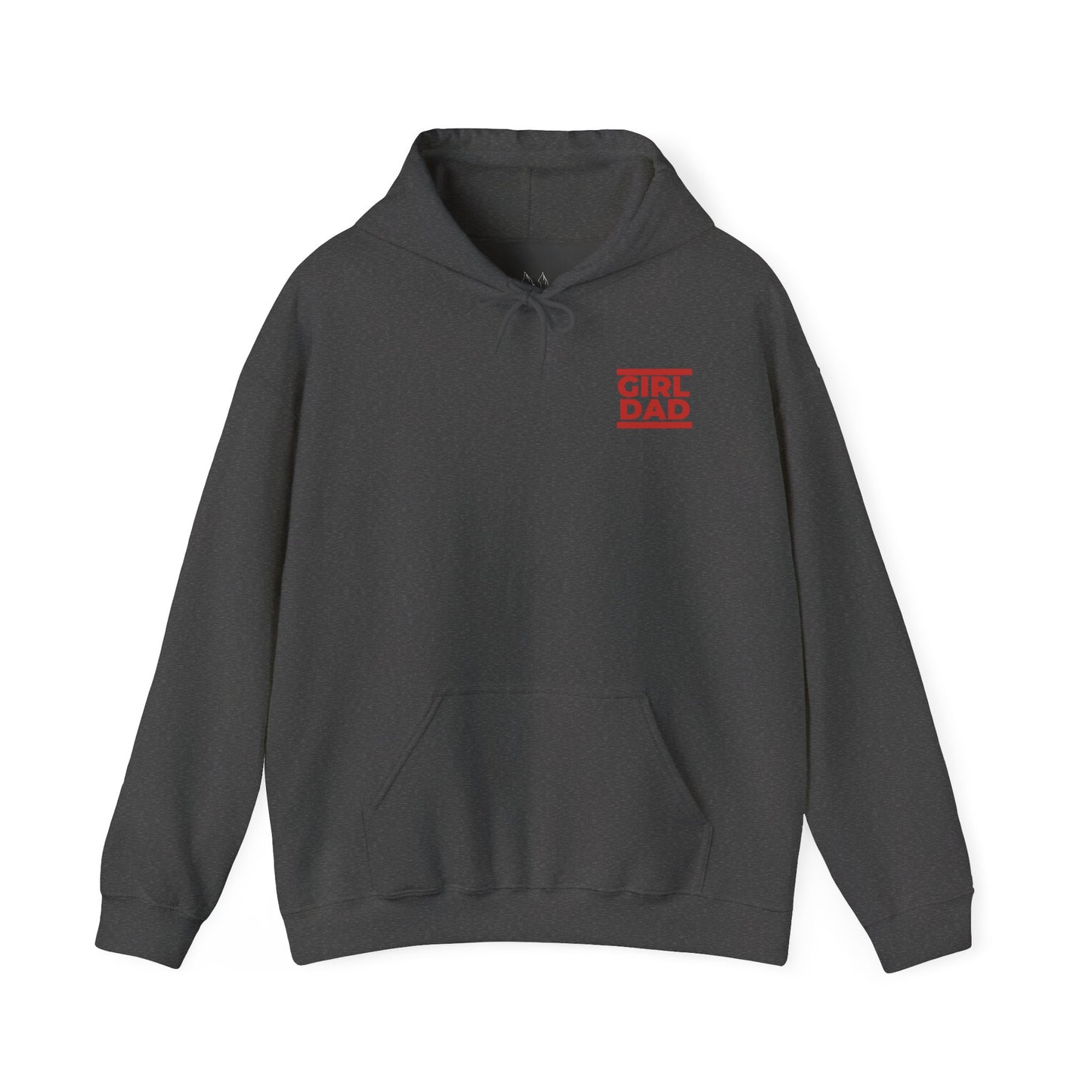 By His Will Brand | Girl Dad Red Logo Hoodie