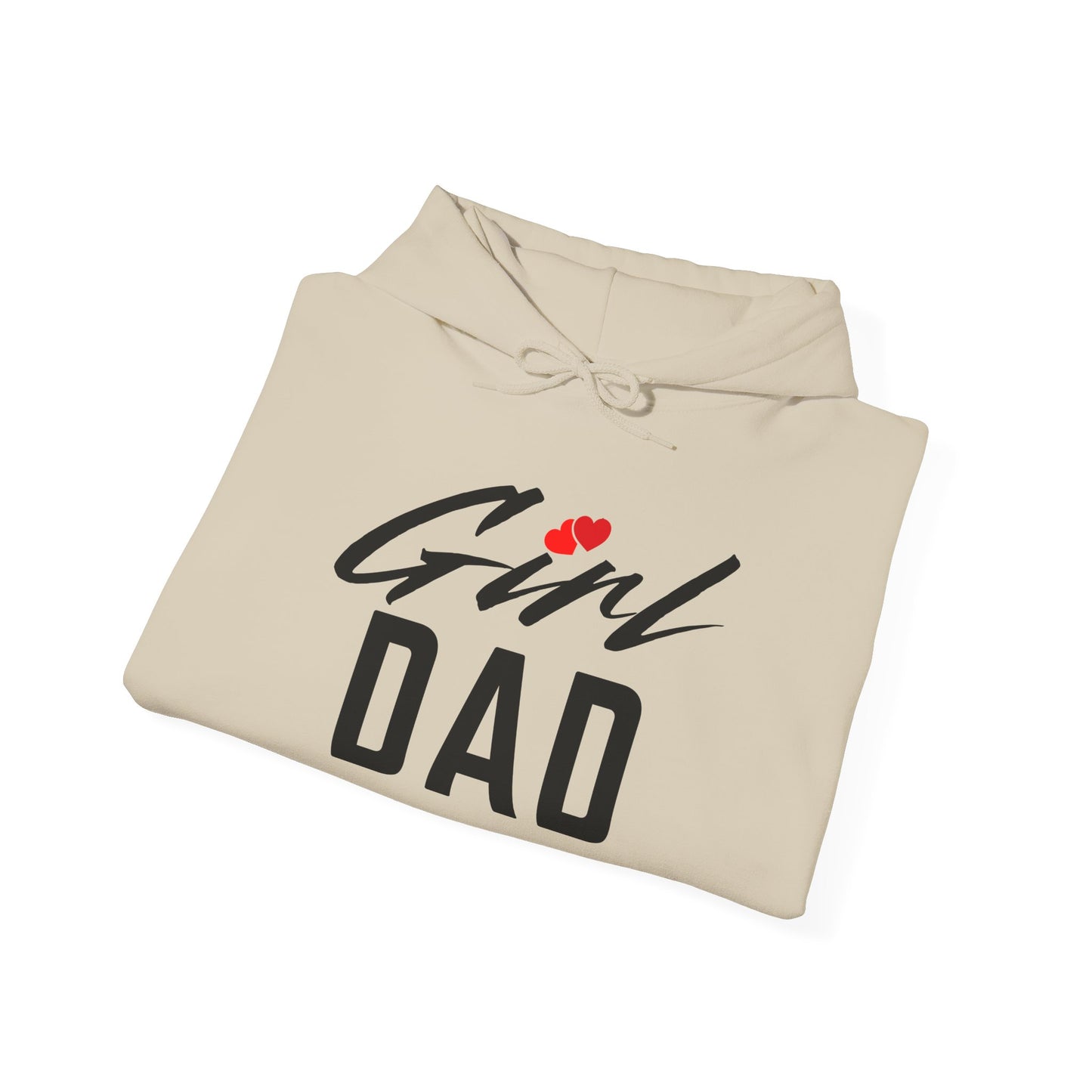 By His Will Brand | Girl Dad 2-Hearts Hoodie